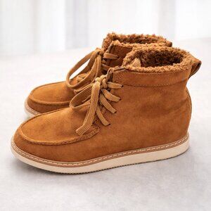 GAP Kids Boys Brown Faux Suede Winter Boots